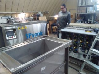 one of the stages of production of ultrasonic cleaners2